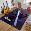 Custom KPop Demon Hunters Mat Personalized Name, Polyester Washable Indoor Entryway Rug, Gift for Christmas, Easter, Thanksgiving Day