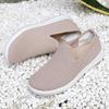 Fashion Anti-skid Casual Flats Shoes for Women Lightweight Slip-on Footwear Soft Comfort Wear-resistant Shoes Fashion Big Size 42