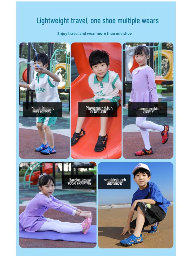 Schnelltrocknende, atmungsaktive Aqua-Schuhe für Kinder für Outdoor- und Indoor-Sportaktivitäten