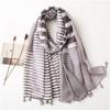 Fashion 180 * 85cm Warm Bandanna Female Style Windproof Beach Towel, New Print Muslim Headscarf, The Four Seasons Tassels Shawls
