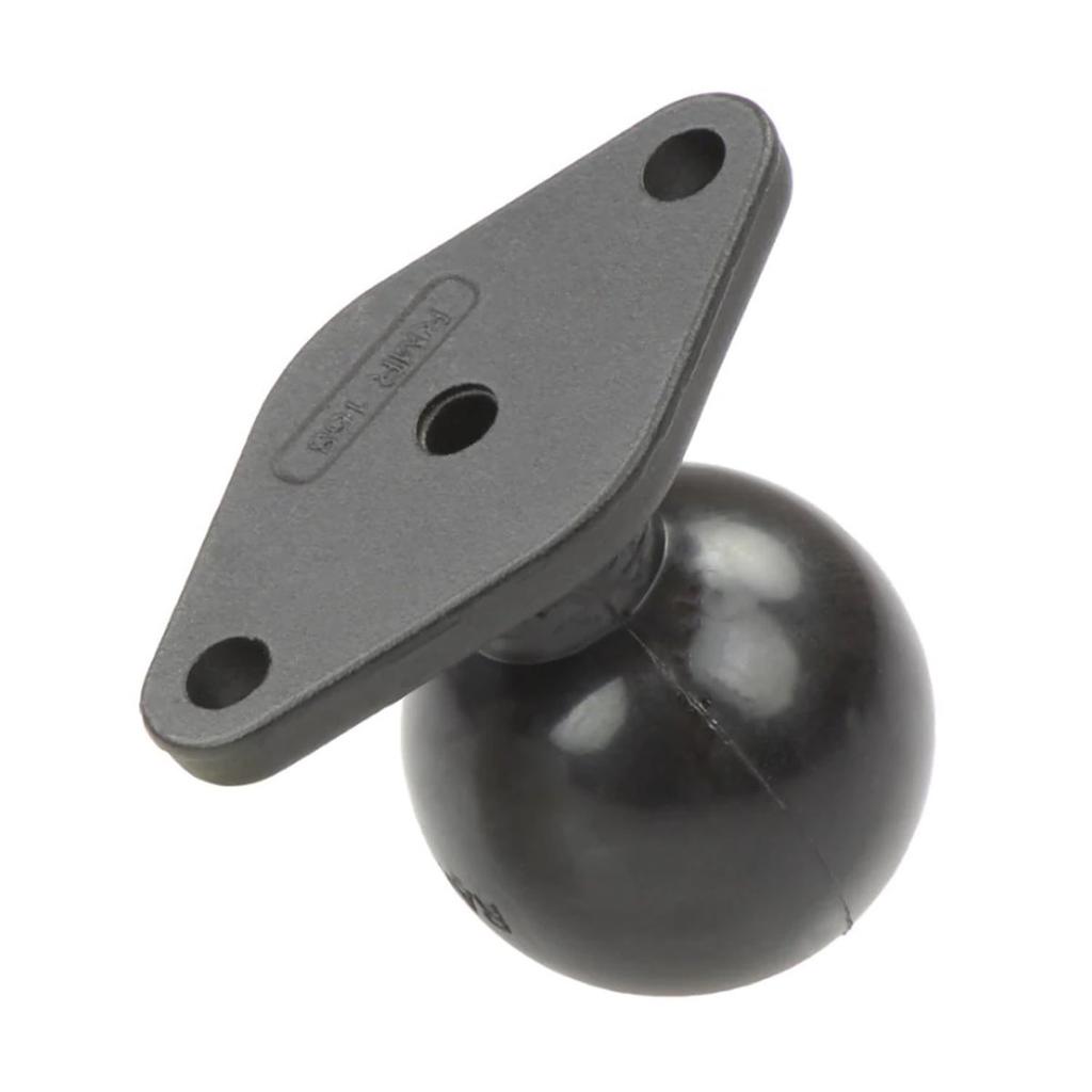 RAM Mounts RAM-238U Diamond Ball Base with 1.5-Inch C Size Ball and 2-Hole AMPS Pattern Marine Grade Aluminum for Device Holders