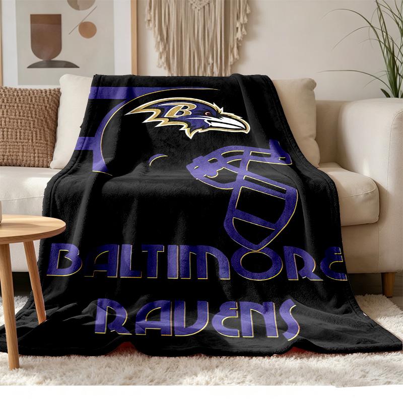 Baltimore Ravens Soft and comfortable flannel Suitable for sofas living rooms outdoor camping travel and also makes a great anniversary gif