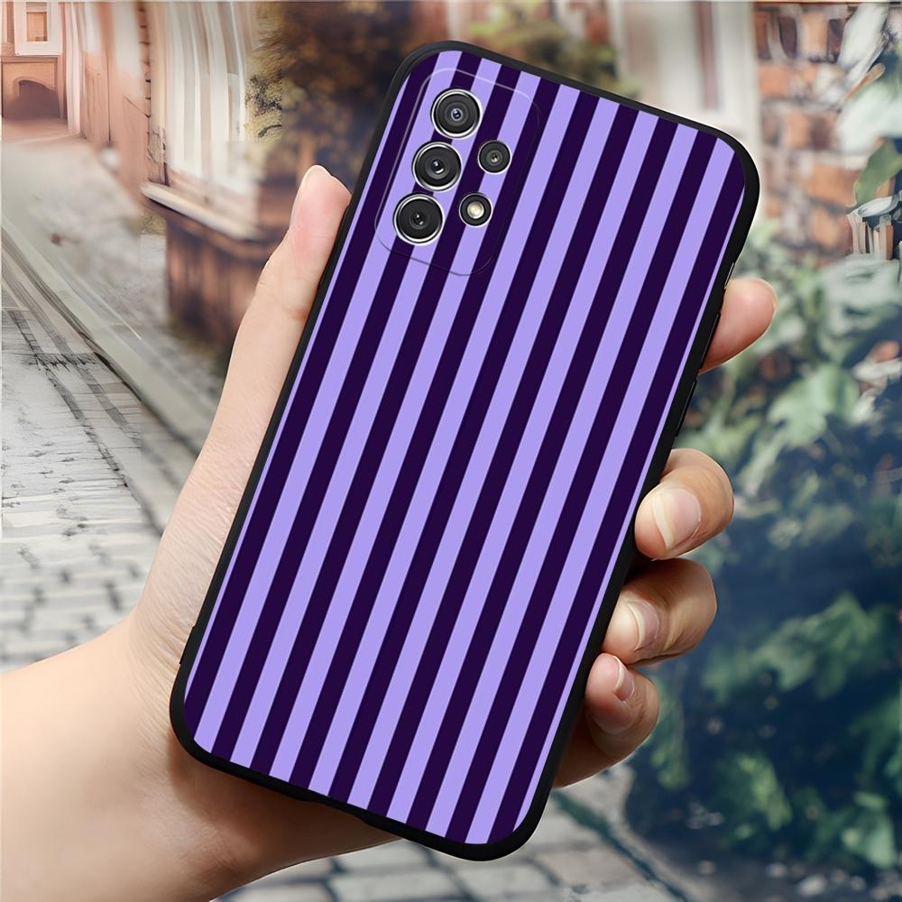 Luxury Fashionable Striped Phone Case For Samsung Galaxy S24 S23 S26 S22 S25 S20 A16 S21 Ultra Fe Plus A54 A24 A53 Coque