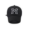 M Letter Embroidery Wide Brim Baseball Hat Sun Protection Cap For Use Outdoor