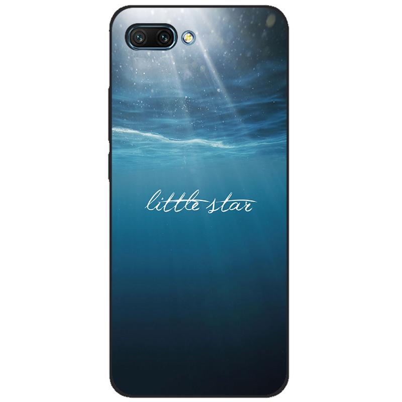 For honor 10 case soft silicon tpu back phone cover for huawei honor 10 Case Etui protective printing coque black tpu case