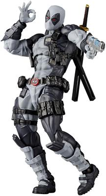 Kaiyodo Revoltech Amazing Yamaguchi Deadpool ca. 170mm PVC ABS bemalte Actionfigur Ver. 2,5 X-Force Farbe, groß, nicht maßstabsgetreu &