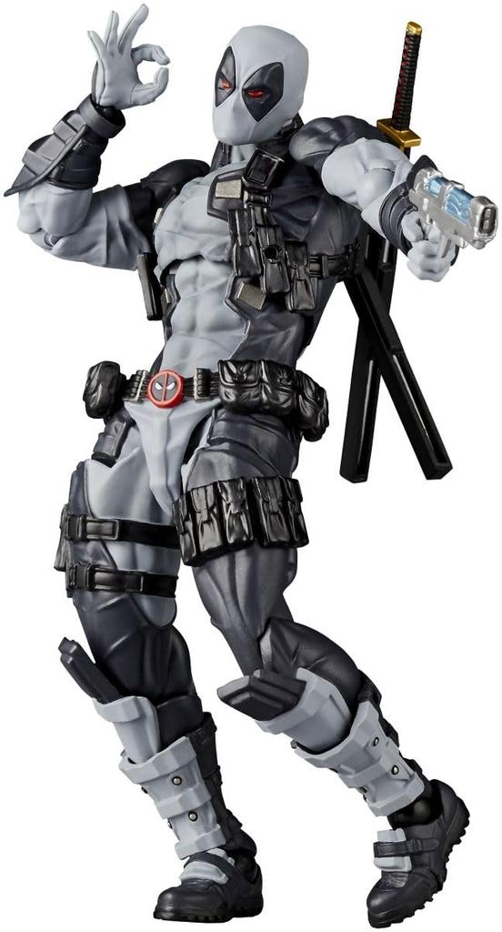 Kaiyodo Revoltech Amazing Yamaguchi Deadpool approximately 170mm PVC ABS painted action figure Ver. 2.5 X-Force Color, tall, non-scale &