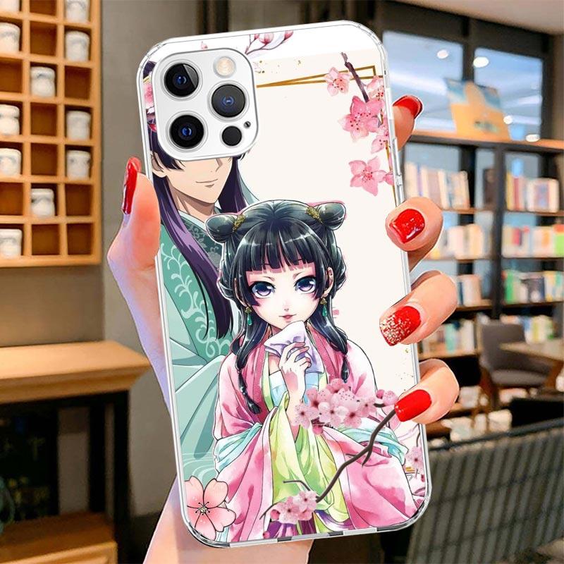 A-Apothecary D-Diaries Anime Cover Phone Case For iPhone 16 17 Air 15 14 Pro Max 16E Phone Case 13 Mini 12 11 7 SE 8 Print Patte
