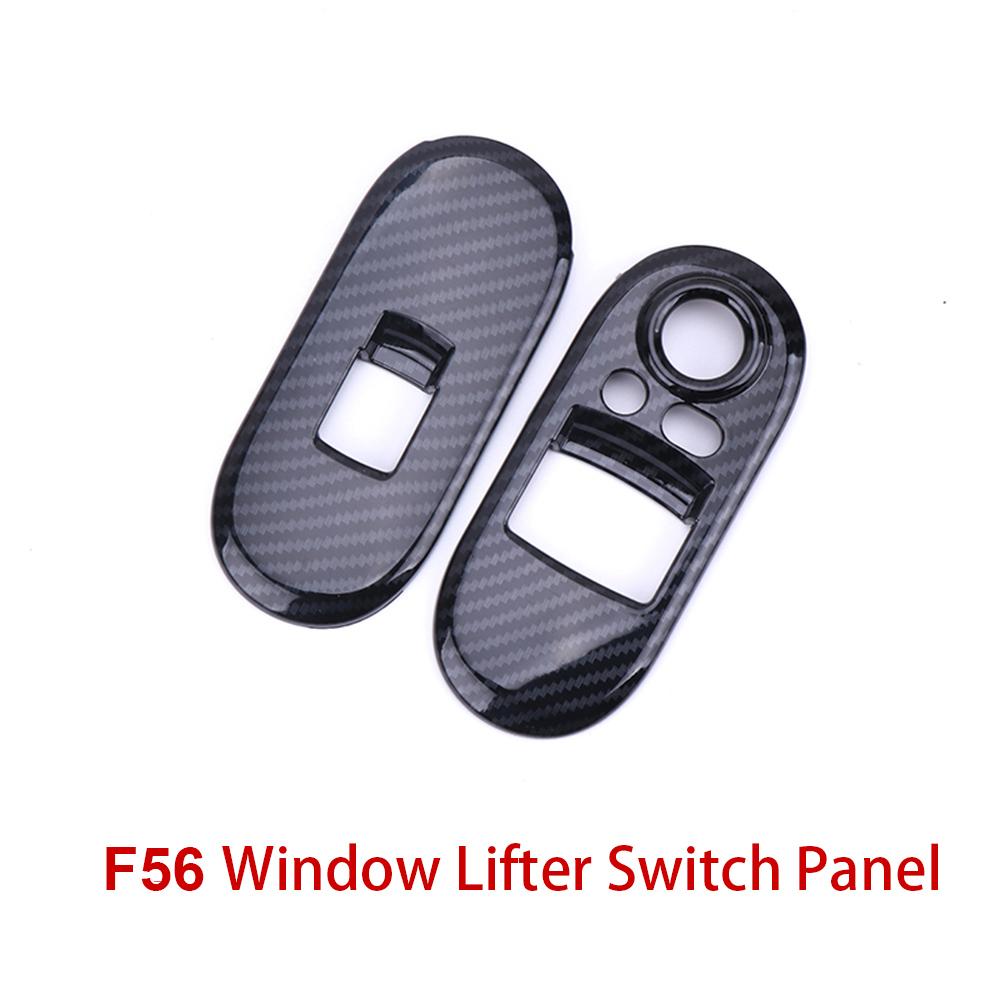 For MINI Cooper Hatchback F56 Whole Inner Carbon Fiber Texture Sticker Cover Handle Vent Console Panel Housing Case Accessories