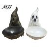 Halloween Atmosphere Table Accents Ghost Jewelry Dish, Durable Resin Storage Bowl, Decorative Container for Keys Retro Figurine Tray, Rings