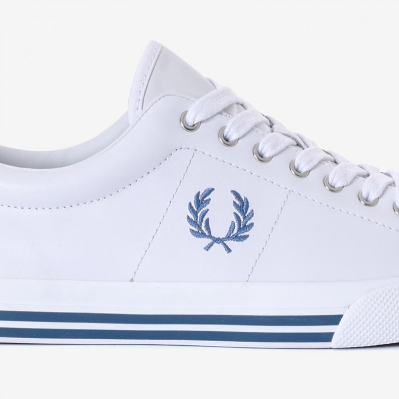 Fred Perry Unisex Leather Sneakers Underspin Leather Sfpu2334343 T65