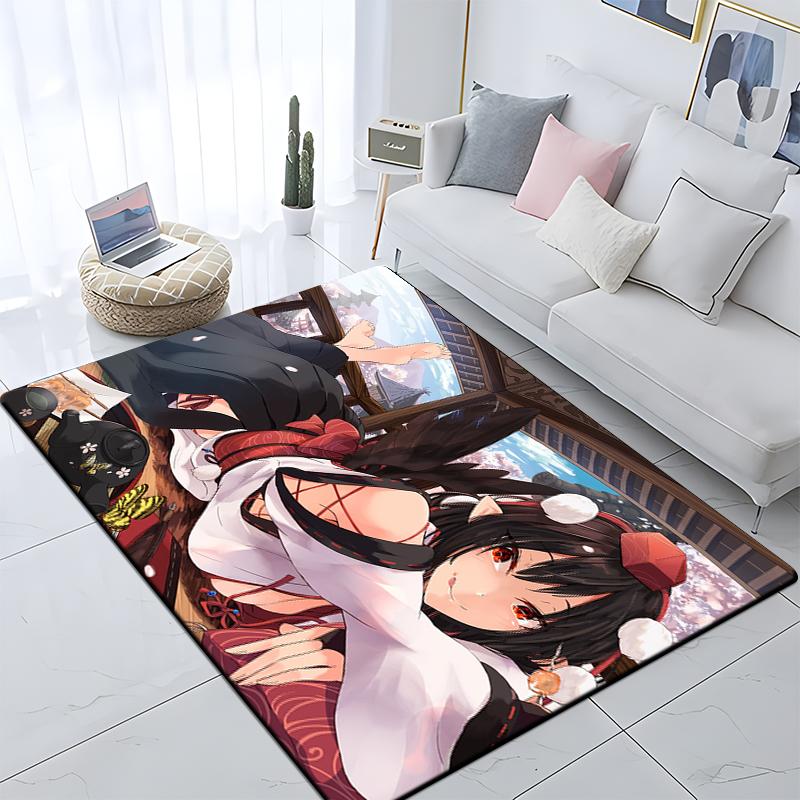 Sexy Girls Printed Carpet Living Room Home Decor Sofa Table Rug Anti Slip Chair Cushion Lounge Mat Large Rug Picnic Camping Yoga