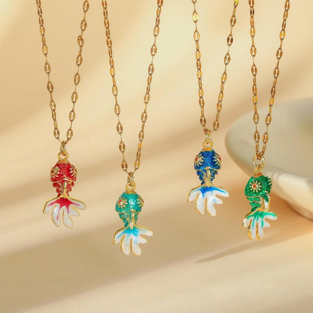 Boho rybí náhrdelník: Prázdninový styl, Lehký luxus klíční kosti, Doprava zdarma