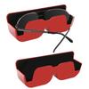 Car Glasses Case Sunglasses Storage Case Holder Self-Adhesive With Felt Padding Dashboard Glasses Storage Box Car Accessories