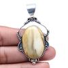 Pendant Wild Horse Jasper Gemstone Handmade Gift For Her Silver Jewelry 2.5"