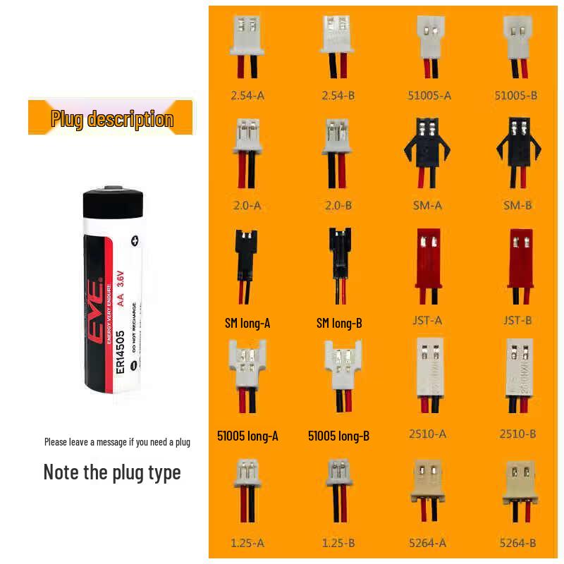 EVE ER14505 3.6V 2700mAh Primary Lithium Battery