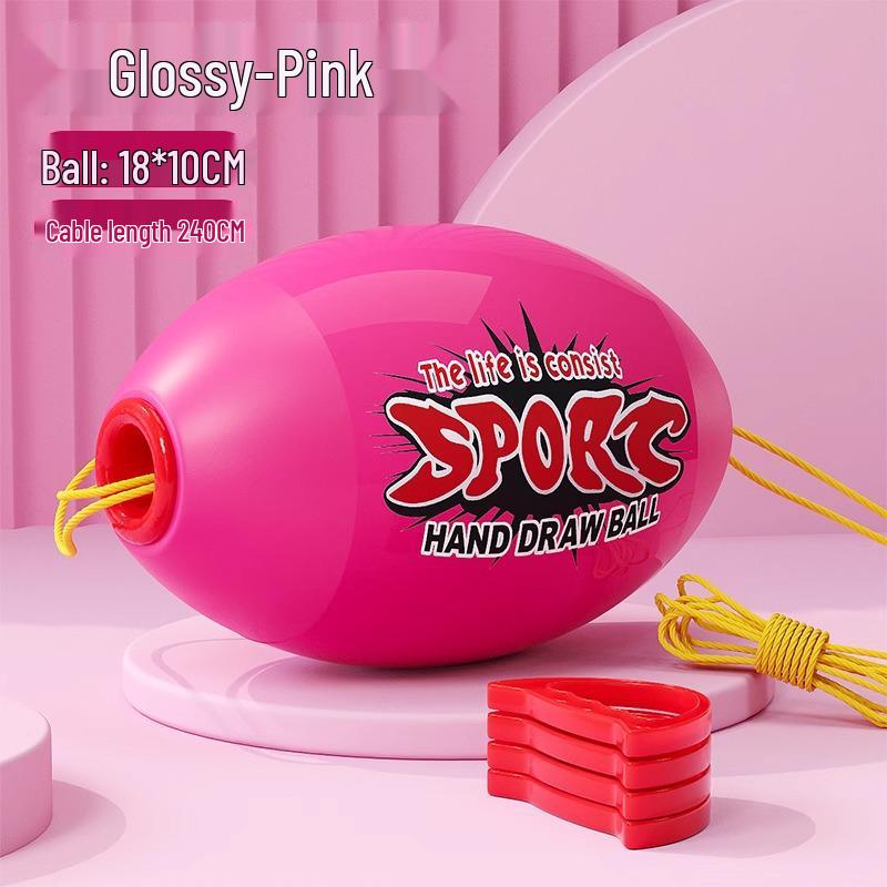 

Детская игрушка-помпон-шаттл, сенсорная игрушка, которую тянут рукой, для игры и тренировки родителей и детей Pull Ball