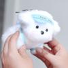 Cute Cartoon Plush Puppy Keychain Pendant Creative Stuffed Animals Keychain Kawaii Backpack Decoration Accessories Gifts