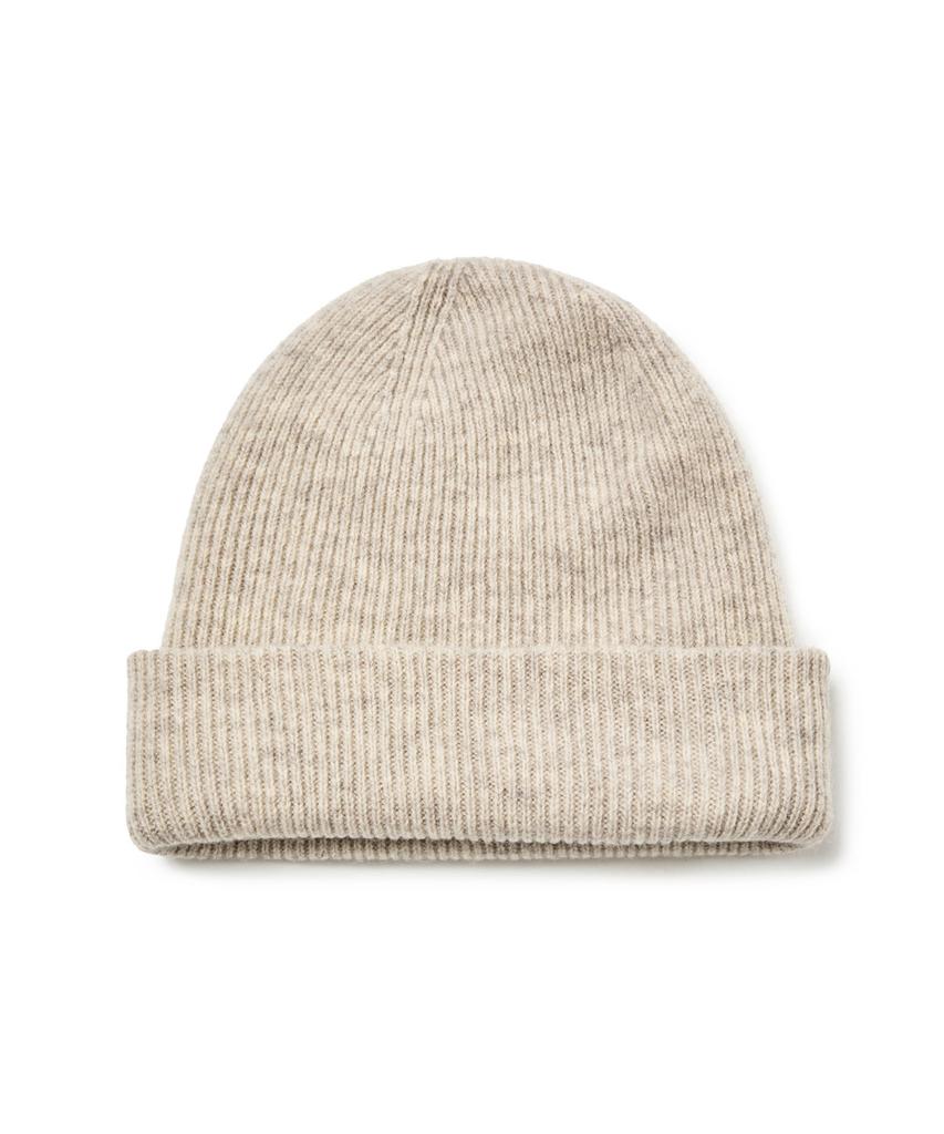 YALE Wool Knit Beanie_Beige