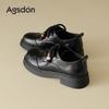 Autumn New Lace-up Small Leather Shoes, Small Soft-soled Single Shoes