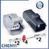 2 Pin Automotive waterproof connector Wire harness plug 6189-0100 6188-0047 90980-10843 For Toyota VITZ SCP10 models 1SZ engine
