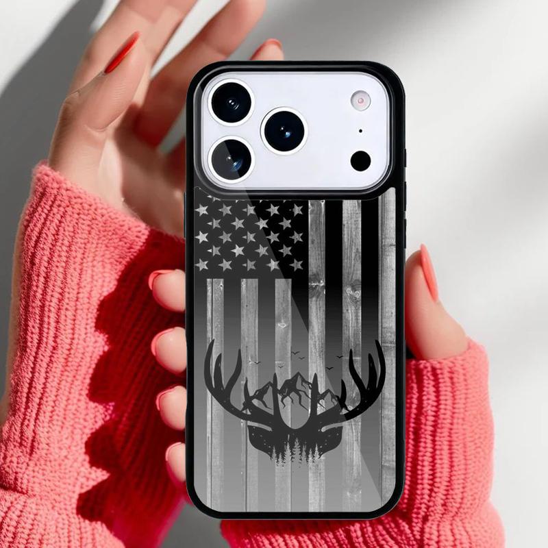 Animal Camo Deer Phone Case for iPhone 17 16 15 14 13 Pro Max Back Cover for 12 11 Pro Coque