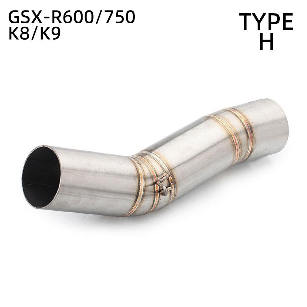 Stainless Steel Mid-Pipe Bend for GSXR600/750/1000 RK5-K9 Modification