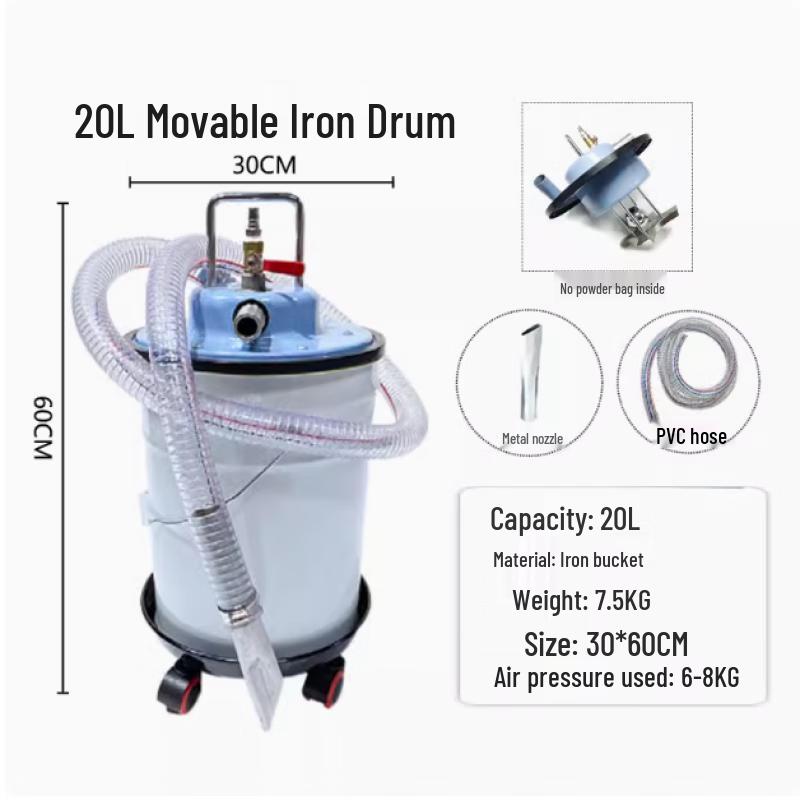 Industrial Pneumatic Vacuum & Oil Suction Cleaner CN plug (adapter included)