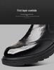 Men's Genuine Leather Chelsea Boots, Versatile Velvet-Lined Mid-Calf, Breathable, Trendy Snow & Martin Boots