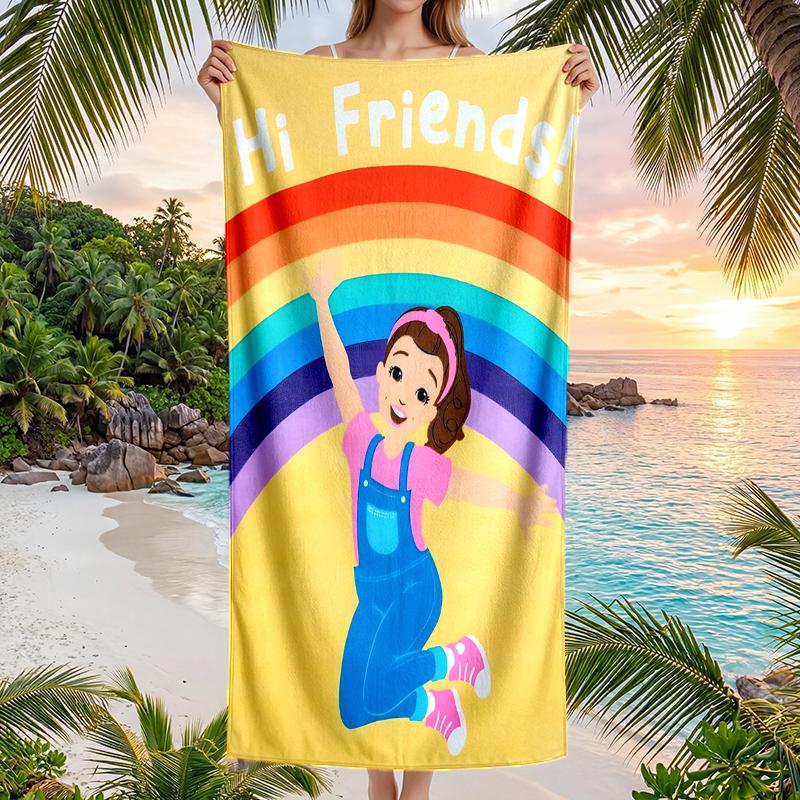 Ms Rachel Fashion Beach Towel: Ideal for Summer Adventures Soft, absorbent and quick drying suitable for swimming and bathing