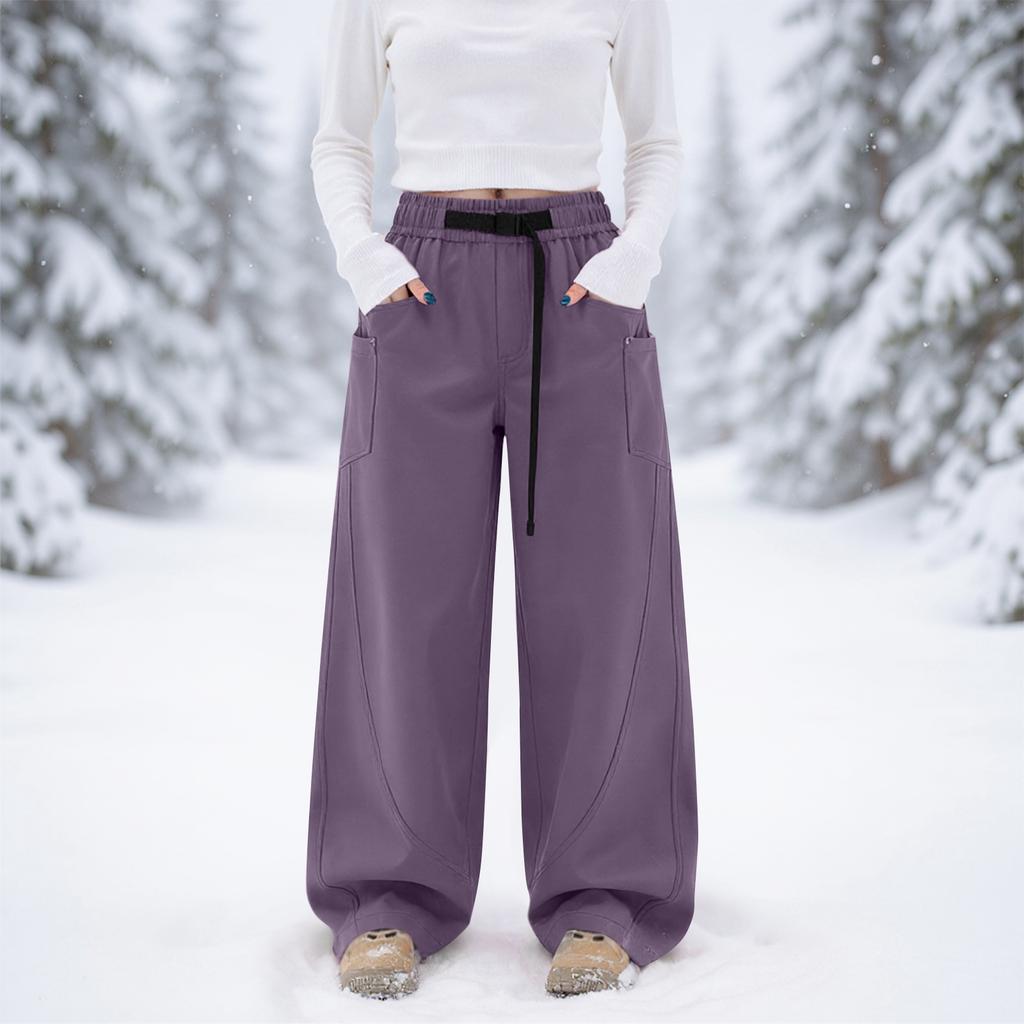 Women's Thick Cotton Ski Pants