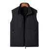 Colete de veludo de inverno dupla face masculino casual esportes ao ar livre pesca colete jaqueta respirável masculino