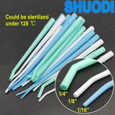 Disposable Dental Accessary Parts Autoclavable Dental Aspirator Suction Tips Suction Tubes 1/4",1/8'',1/16'' Dental Materials Tools