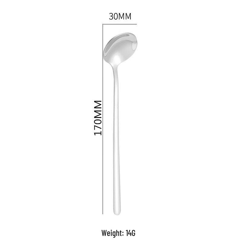 

ZISIZ 304 Stainless Steel Small Round Spoons Set