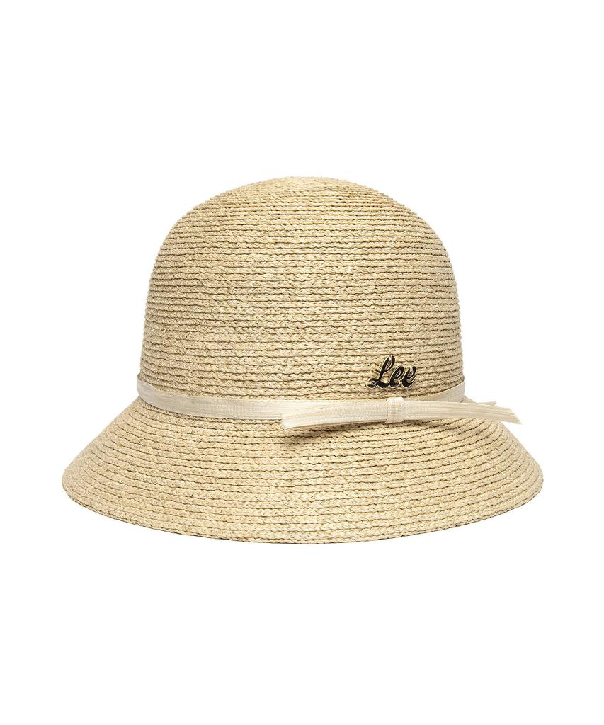 LEE Raffia Bucket Hat Beige