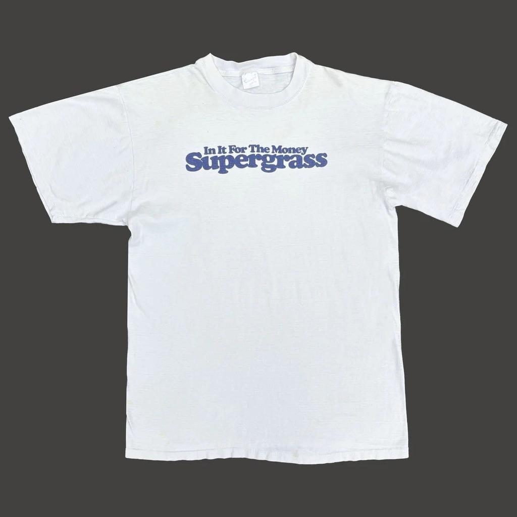 Supergrass 1997 97 90s Vintage Band Concert Tour Brit Pop For The Money Unisex T-Shirt