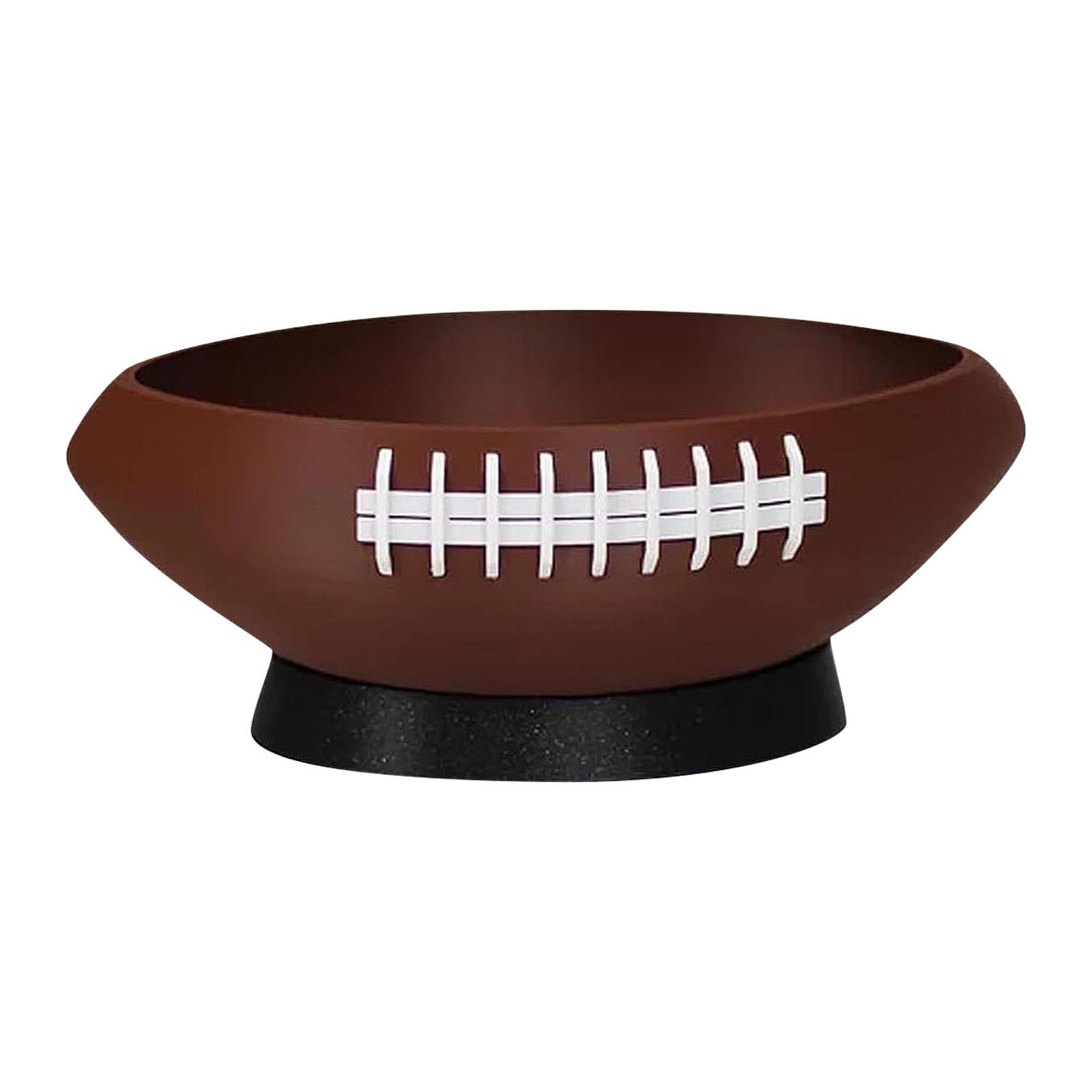 

Футбольная миска для закусок Тарелки для футбольной вечеринки Футбольные сервировочные миски Подносы для начо Мороженое для вечеринки в честь футбольного матча