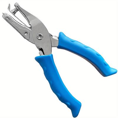 Furador de 1/4” para artesanato, furador de papel com um furo e cabo macio, furador pequeno