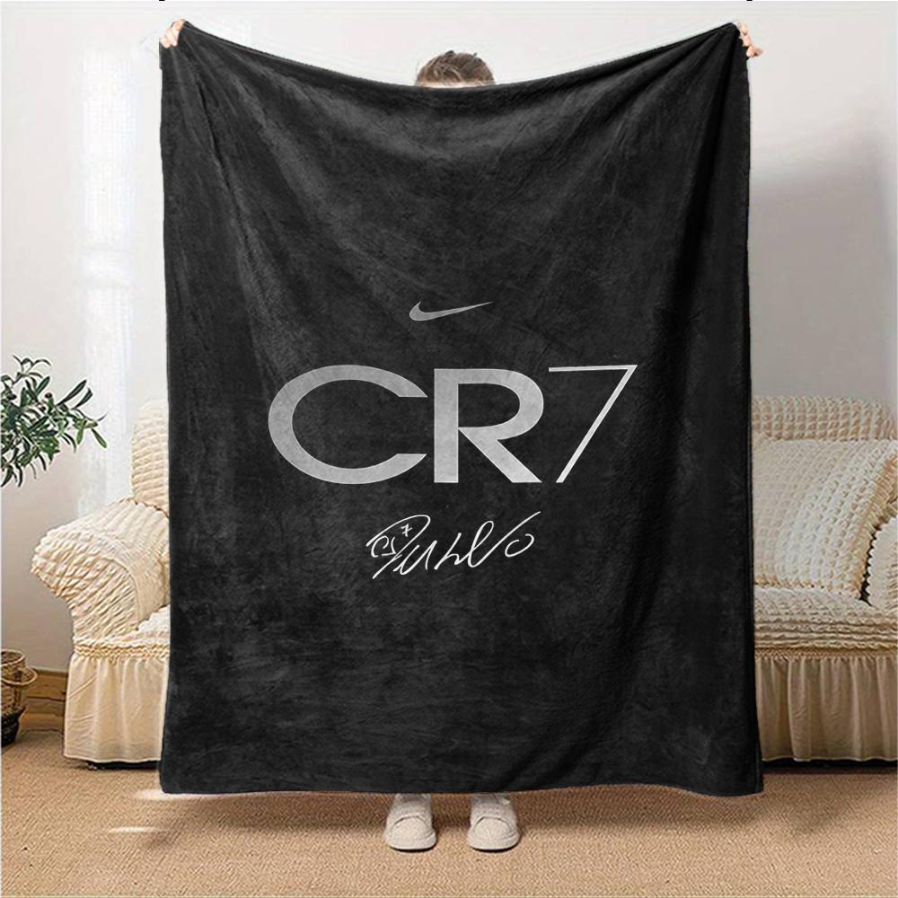 Ronaldos Number Seven Blankets Flannel Printed Breathable Warm Throw Blanket for Home Office Bedspreads 0708a146