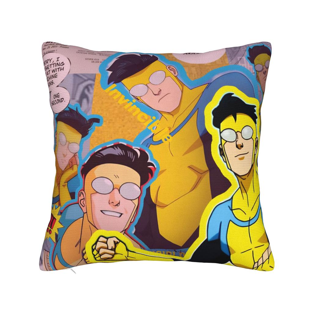 Invincibles Comic Pillowcases Merch Soft Cushion Cover Decoration Throw Pillow Case Cover Chair Multi-Size