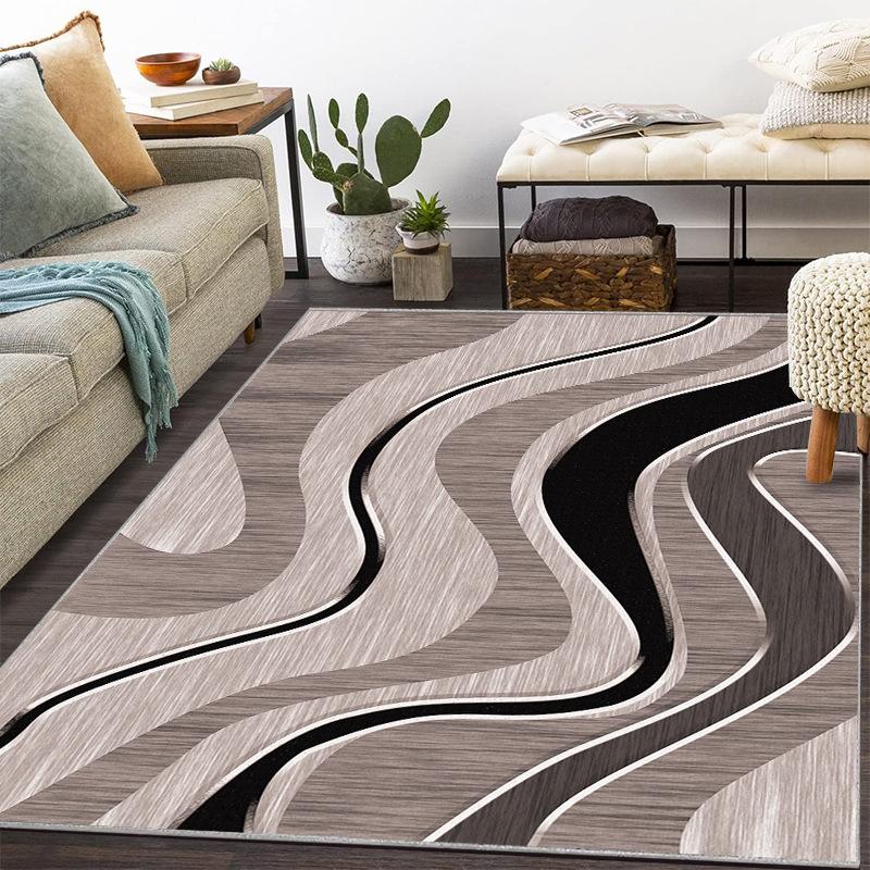 Tapijt in Scandinavische stijl Woonkamer Amerikaanse salontafel Bank Slaapkamer Etnische stijl Huis Vloermat