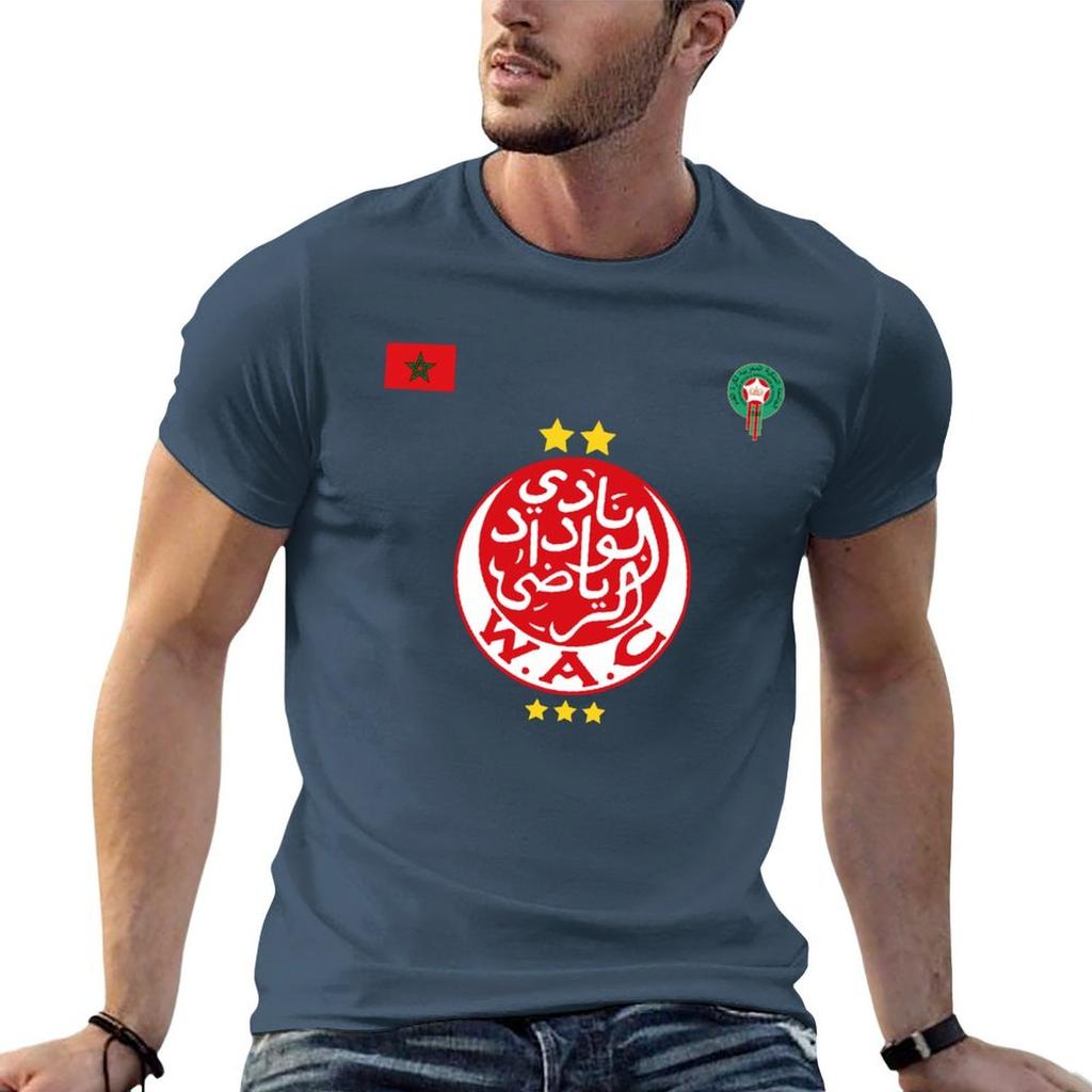 Morocco Wydad Wac Jersey Wac Lover Tshirt Durable Work Wear Tshirt