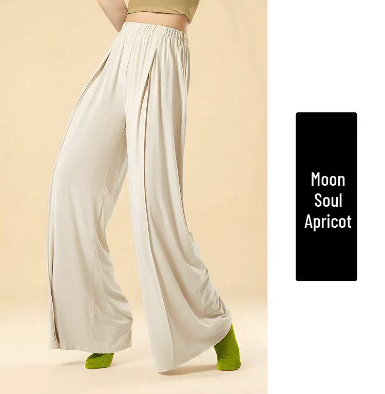 Dámské široké taneční kalhoty pro všechna roční období - Klasické a moderní styly, Tvarující postavu, Ideální pro trénink