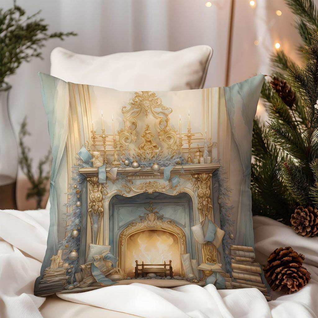 New Christmas Pillow Cover Premium Luxury Santa Home Sofa Cushion Cover Premium Durable Quality Useful Practical