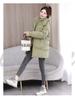 Women's Autumn and Winter Coat Solid Color Hooded Large Pocket Mid-length Loose Thickened Windproof Women's Jacket 5 Colors