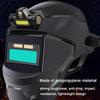 Maschera per saldatura con oscuramento automatico, ampia visuale, colore reale, maschera per saldatura con oscuramento automatico, resistente alle alte temperature, 130℃