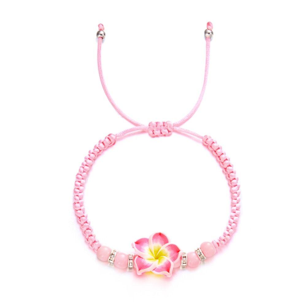 Beads Flower Bracelet Boho Egg Flower Bangle Cute Bohemian Beach Jewelry  Women