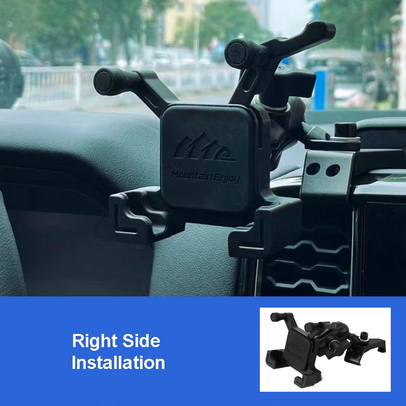 Auto Center Console Screen Phone Holder For Ford Ranger 2025-2025 Clip-on Installation Mobile Support Bracket Car Accessories