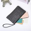 Fashion Ladies Weaving Bag Wristlet Clutch Women Daily Money Phone Clutch Solid Straw Woven Coin Purse Beach Wallet Card Leisure Travel