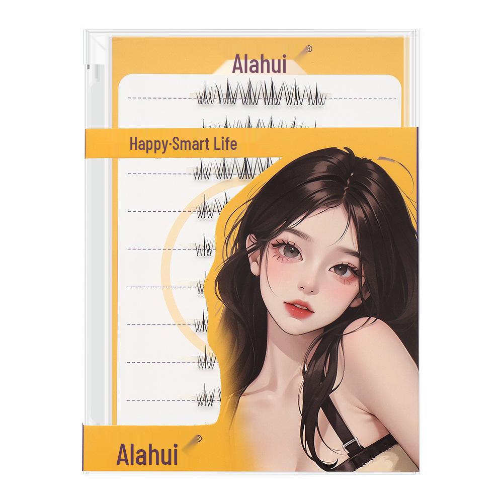 

Накладные ресницы Sunflower без клея: Натуральный завиток, один пучок, 10 рядов Glue-required Sunflower